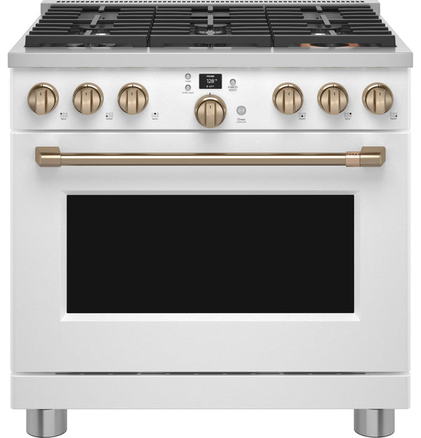 Café™ 36" Smart Dual-Fuel Commercial-Style Range with 6 Burners (Natural Gas)