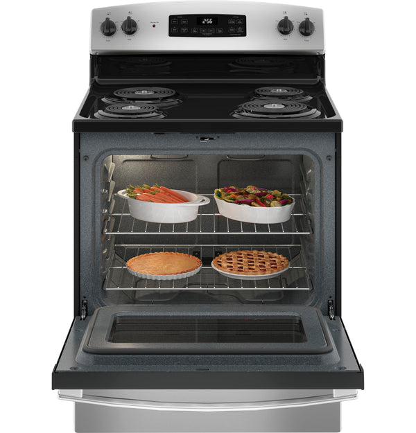 GE® 30" Free-Standing Self-Clean Electric Range