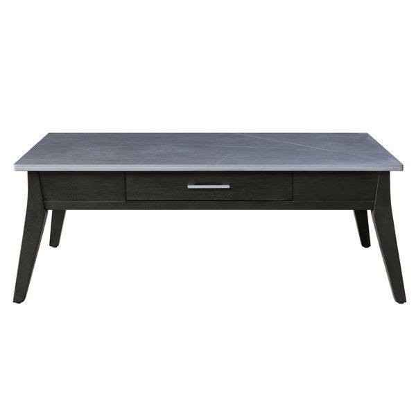 Zemocryss - Coffee Table - Brown, Dark - 52-"