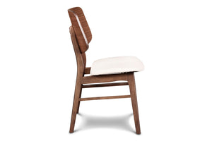 Oscar - Wood Back Chair (Set of 2) - Walnut