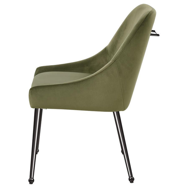 Mayette - Upholstered Dining Side Chair (Set of 2) - Olive