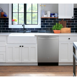GE® ENERGY STAR® Top Control Hybrid Tub Dishwasher with Third Rack, Bottle Jets, Dry Boost & 50 dBA