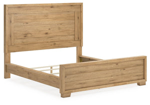 Galliden - Light Brown - California King Panel Bed