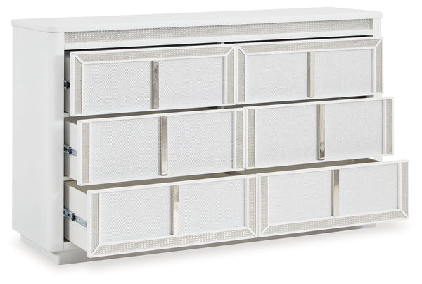 Chalanna - White - 5 Pc. - Dresser