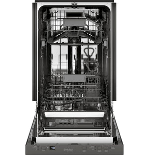 GE Profile™ ENERGY STAR® 18" ADA Compliant Stainless Steel Interior Dishwasher with Sanitize Cycle