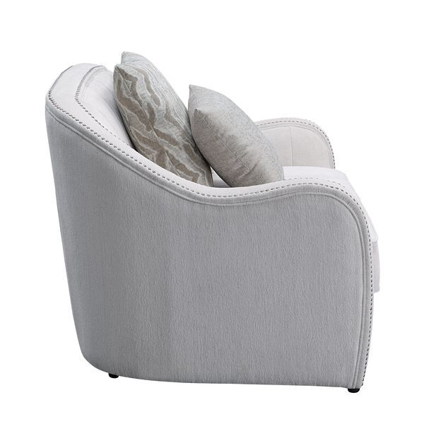 Mahler - Chair - Beige Linen - 34"