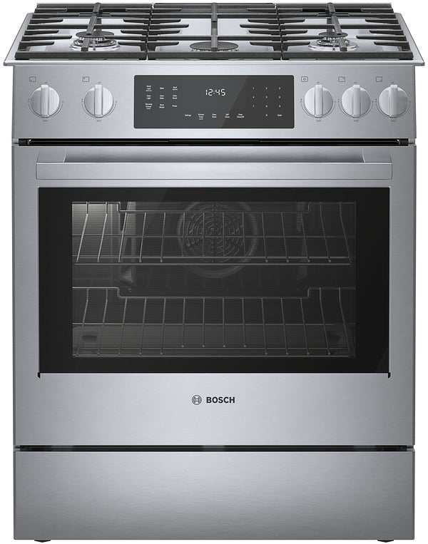 Benchmark®, Gas Slide-in Range, 30'', Stainless Steel
