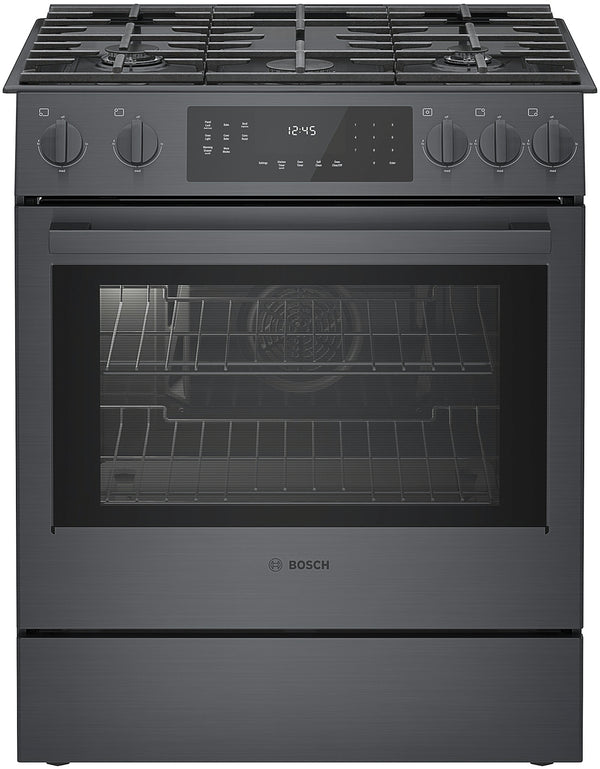 800 Series, Gas Slide-in Range, 30'', Black