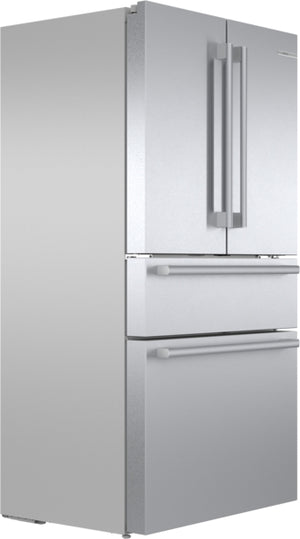800 Series, French Door Bottom Mount Refrigerator, 36'', Stainless steel (with anti-fingerprint)