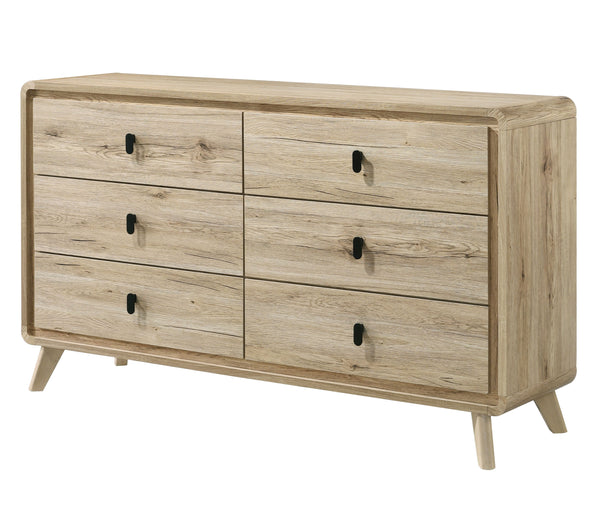 Dawson - King 4 Piece Bedroom Set - Light Brown