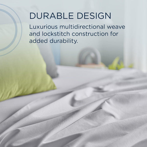 Linens - Tempur Luxe Egyptian Cotton Sheet Set - White - Full