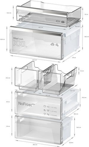 800 Series, Freestanding Bottom Freezer Refrigerator, 24'', White