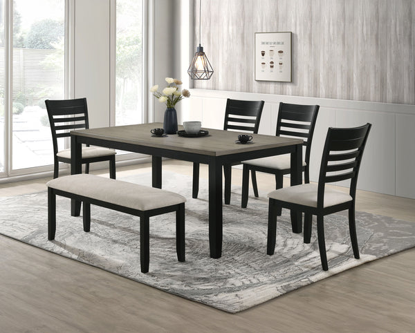 Folio - Side Chair (Set of 2) - Black / Gray