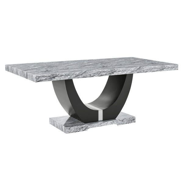 Lyra - Pedestal Base - Black<br/><br/><b>Product Features</b><ul><li>Includes: 1 Dining Table Arch Base</li><li>Quality Construction: A combination of solid and manufactured woods are carefully shaped to create the unique arch base.</li><li>Contemporary G