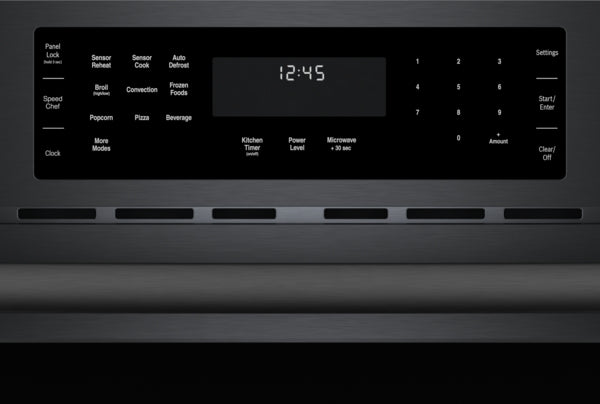 800 Series, Speed Oven, 30'', Black stainless steel