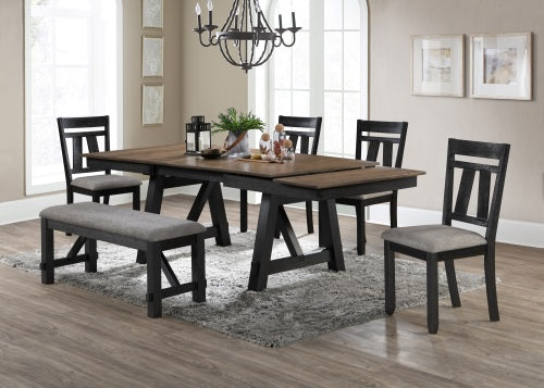 Maribelle Side Chair Wheat Charcoal