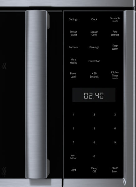 Benchmark®, Over-The-Range Microwave, 30'', Left SideOpening Door, Stainless Steel