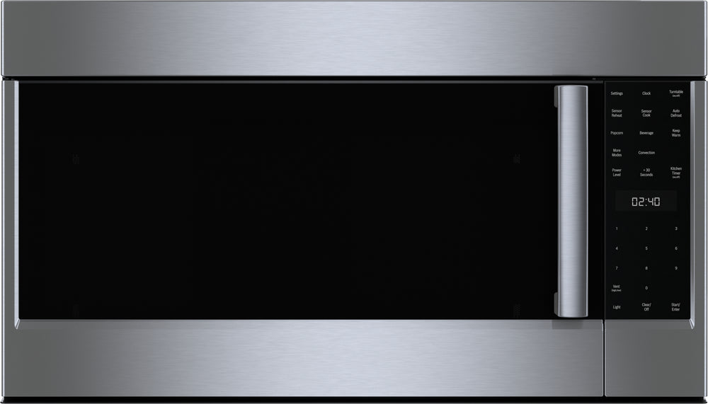 800 Series, Over-The-Range Microwave, 30'', Left SideOpening Door, Stainless Steel