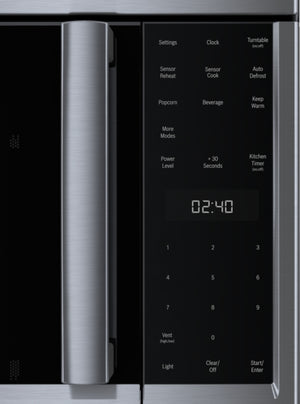 500 Series, Over-The-Range Microwave, 30'', Left SideOpening Door, Stainless Steel