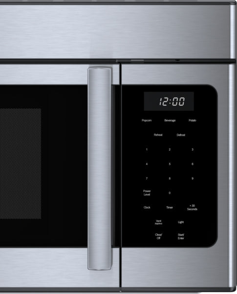 300 Series, Over-The-Range Microwave, 30'', Left SideOpening Door, Stainless Steel