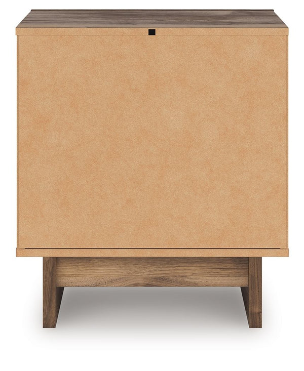 Chirason - Brown - Two Drawer Night Stand