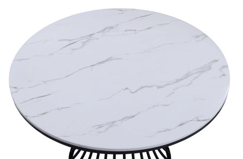 Hadley Faux Marble Round Table Top