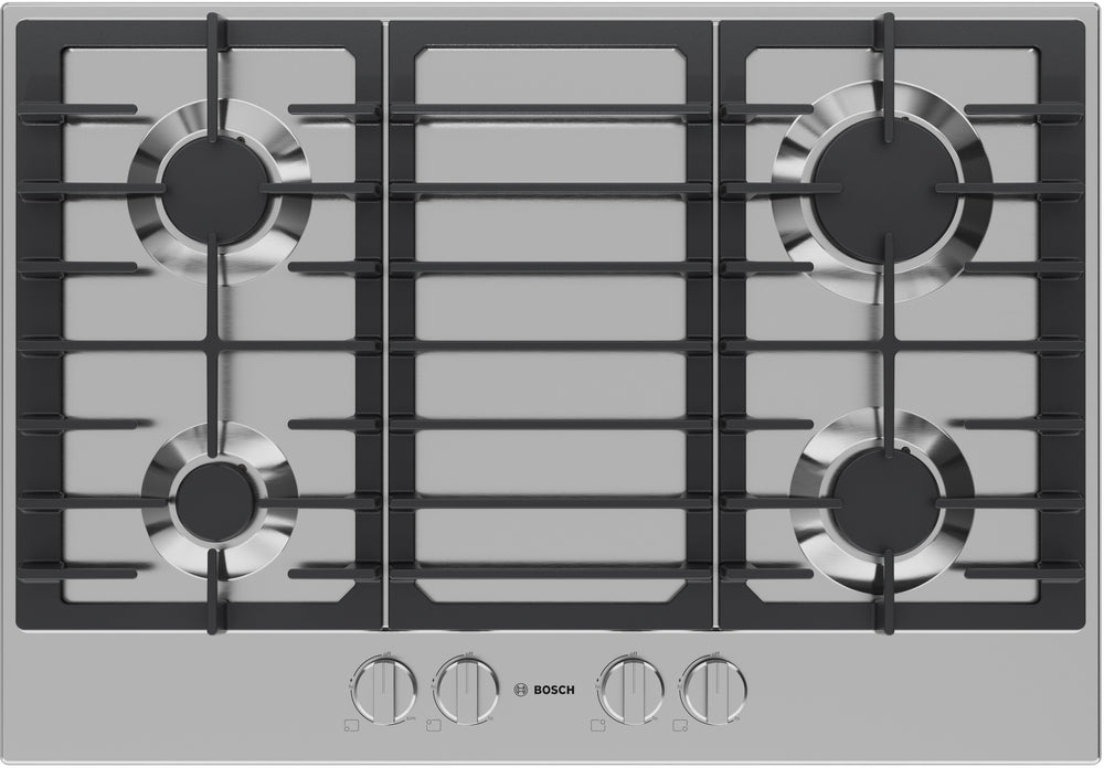 300 Series, Gas Cooktop, 30'', Stainless steel