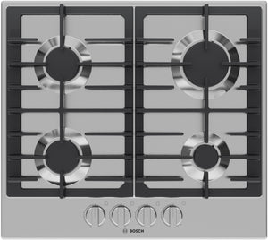 300 Series, Gas Cooktop, 24'', Stainless steel