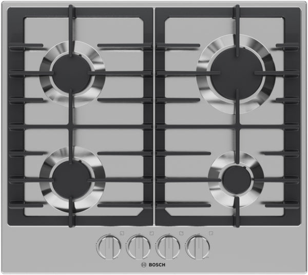 300 Series, Gas Cooktop, 24'', Stainless steel