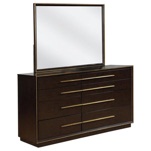 Durango - 5 Piece California King Bedroom Set - Peppercorn