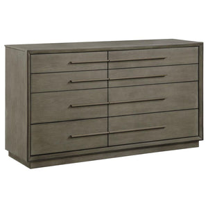 Durango - 5 Piece Eastern King Bedroom Set - Washed Oak