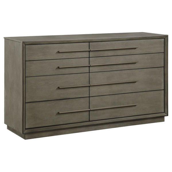 Durango - 5 Piece Eastern King Bedroom Set - Washed Oak