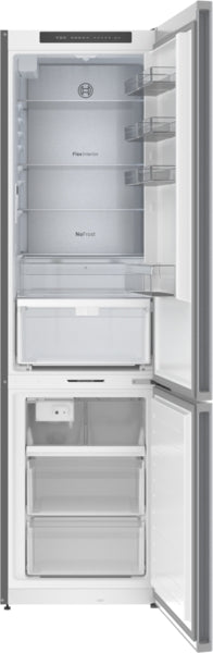 800 Series, Freestanding Bottom Freezer Refrigerator, 24'', Easy Clean Brushed Steel