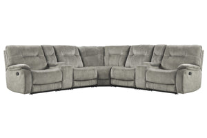 Cooper - 7 Piece Modular Manual Reclining Sectional - Shadow Natural