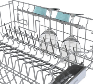 800 Series, Dishwasher, 24'', Brushed black steel anti-fingerprint