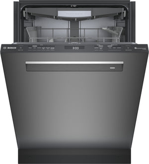 800 Series, Dishwasher, 24'', Brushed black steel anti-fingerprint