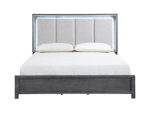 Odessa - 6/0 California King Bed - Dark Gray