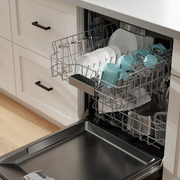 800 Series, Dishwasher, 24'', Brushed black steel anti-fingerprint