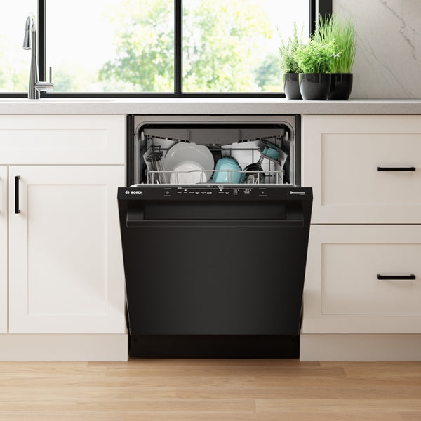 100 Premium, Dishwasher, 24'', Black stainless steel