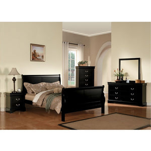 Louis Philippe III - Nightstand - Black