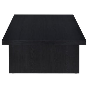 Max - Rectangular Engineered Laminate Coffee Table - Black