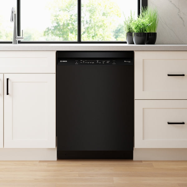 300 Series, Dishwasher, 24'', Black
