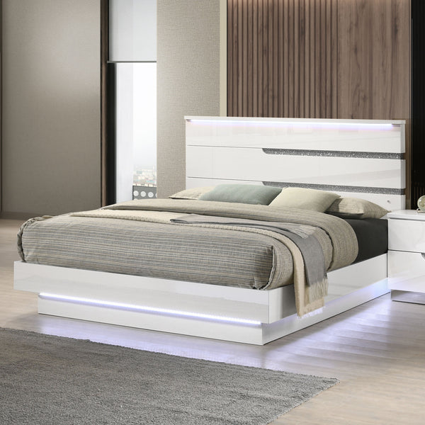 Paradox - 6/6 King Bed - White