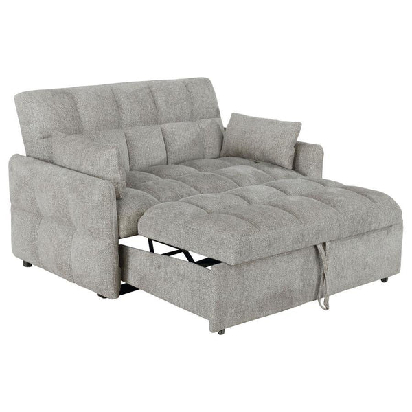 Cotswold - Upholstered Convertible Sleeper Sofa Bed - Light Gray