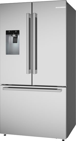 500 Series, French Door Bottom freezer, multi door, 36'', Brushed steel (with anti-fingerprint)