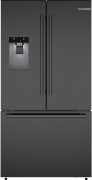 500 Series, French Door Bottom freezer, multi door, 36'', Black inox-antifingerprint