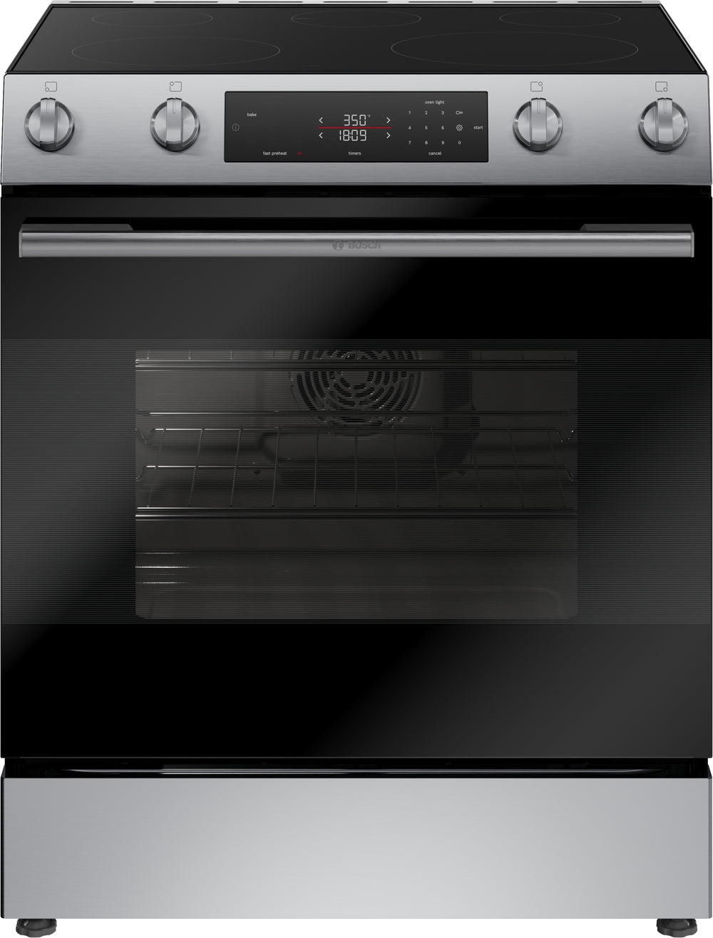 100 Series, Electric Freestanding Range, 30'', Stainless Steel