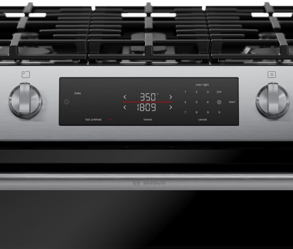 100 Series, Freestanding Gas Range, Stainless Steel