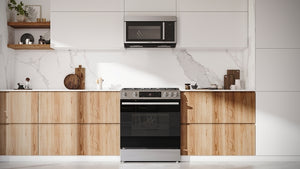 300 Series, Over-The-Range Microwave, 30'', Left SideOpening Door, Stainless Steel