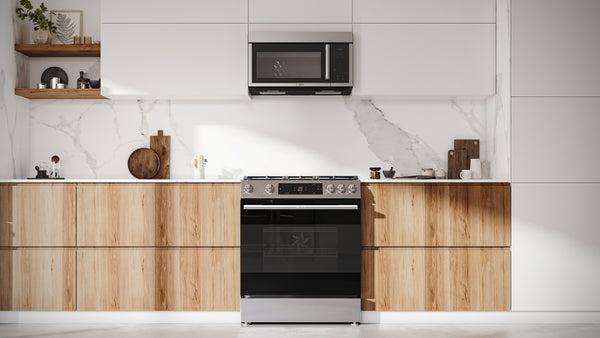 300 Series, Over-The-Range Microwave, 30'', Left SideOpening Door, Stainless Steel